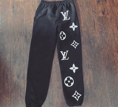 fake louis vuitton sweatpants|louis vuitton jogging pants.